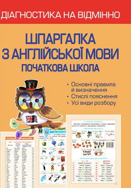 Діагностика на відмінно. Шпаргалка з англійської мови....