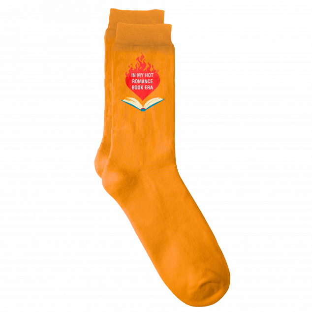 Шкарпетки «In my hot romance book era»