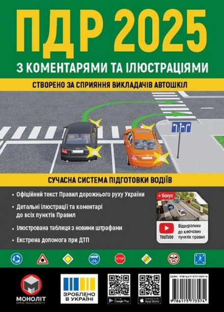 ПДР 2025 з коментарями та ілюстраціями