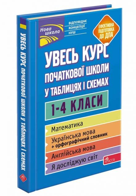 Увесь курс початкової школи у таблицях і схемах. 1-4...