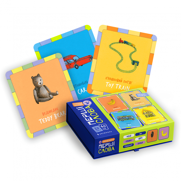 Колекція малюка. Перші україно-англійські слова. Флеш-картки. Від 3 років — 