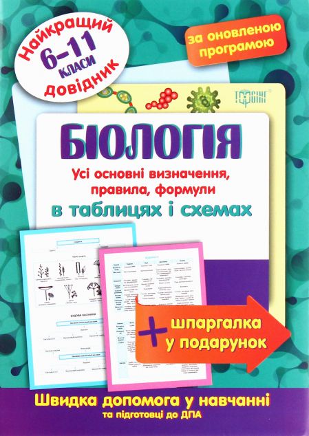 Біологія. Найкращий довідник. Усі основні визначення,...