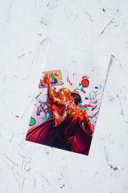 Оверлей «Сцена з фарбами»