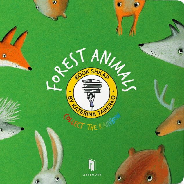 Collect the rainbow. Forest animals