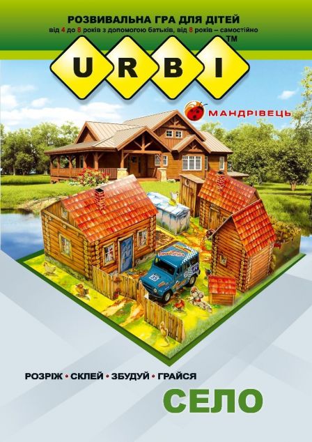 Книга Розвивальна гра для дітей Urbi. Село