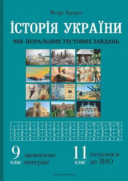 Історія України. 900 візуальних тестових завдань