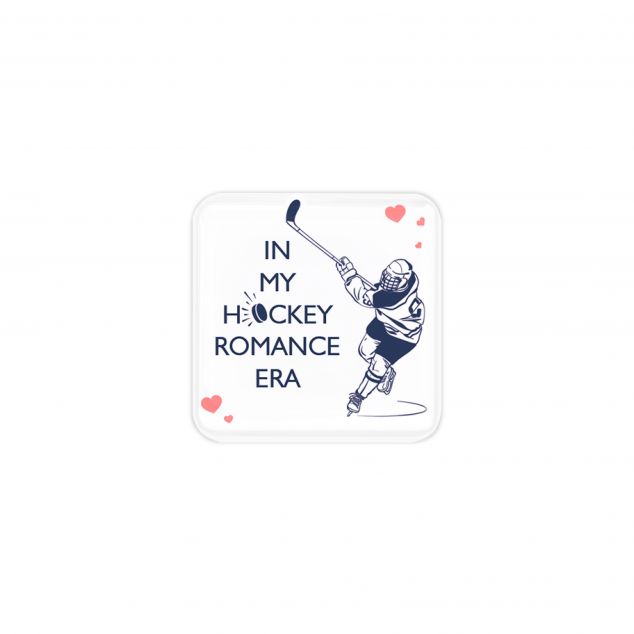 Наліпка «In my hockey romance era»