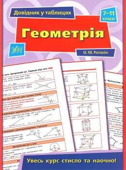 Довідник у таблицях. Геометрія. 7–11 класи