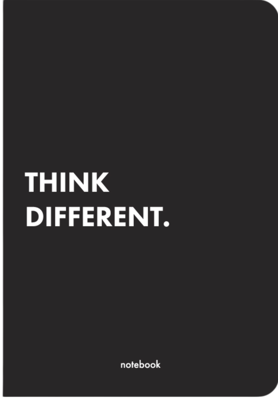 Блокнот «Think Different» (чорний) Блокнот «Think Different» (чорний) - Vivat