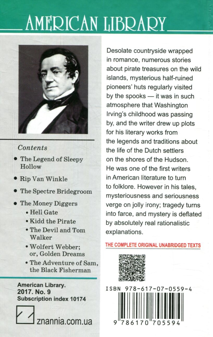 The Legend of Sleepy Hollow and Other Stories - Vivat