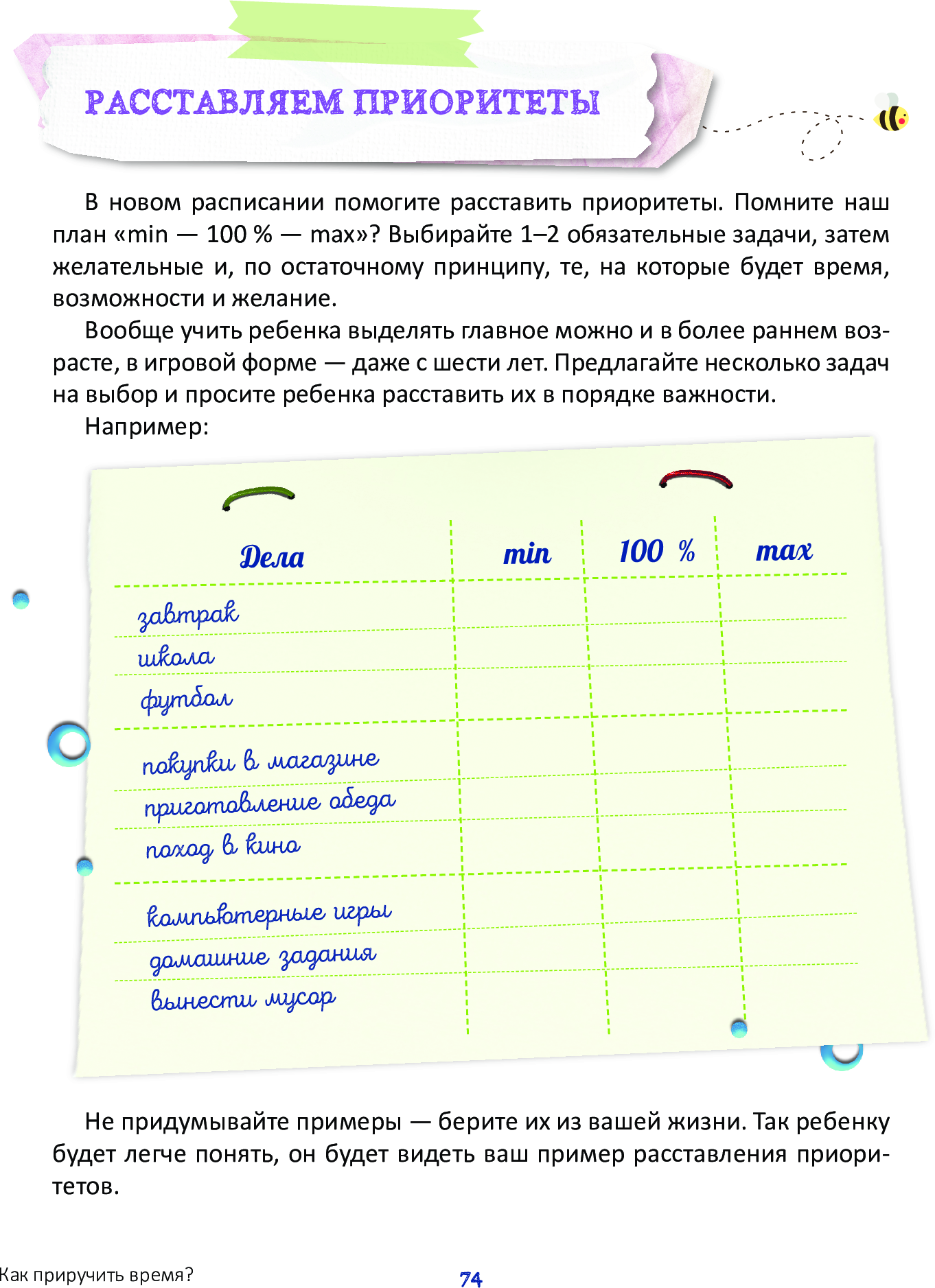 32 ідеї тайм-менеджменту для дітей. Як приборкати час? Корисні навички. - Vivat