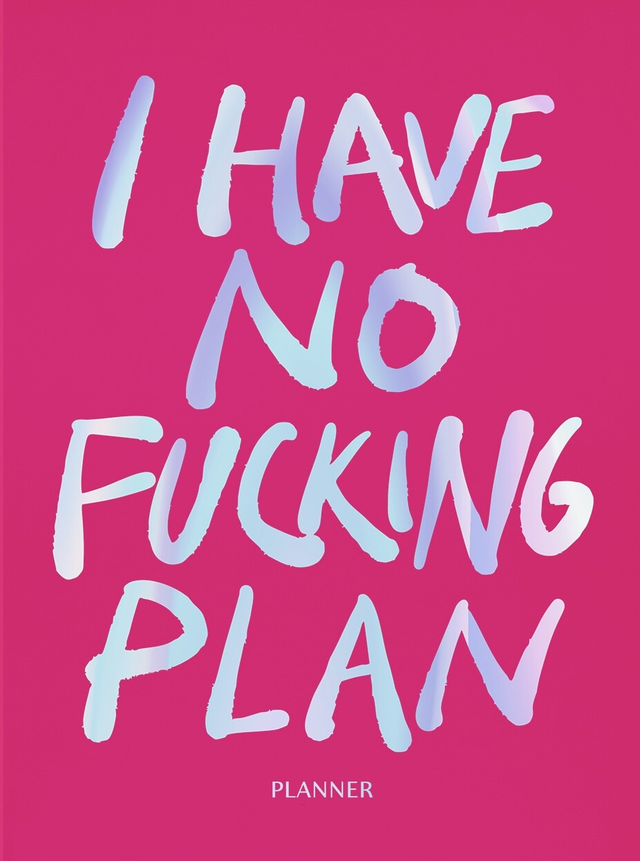Блокнот для планування «I HAVE NO PLAN» рожевий Блокнот для планування «I HAVE NO PLAN» рожевий - Vivat