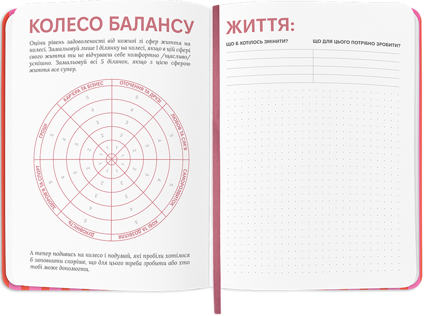Планер-щоденник «Daily planner club» (рожевий) - Vivat