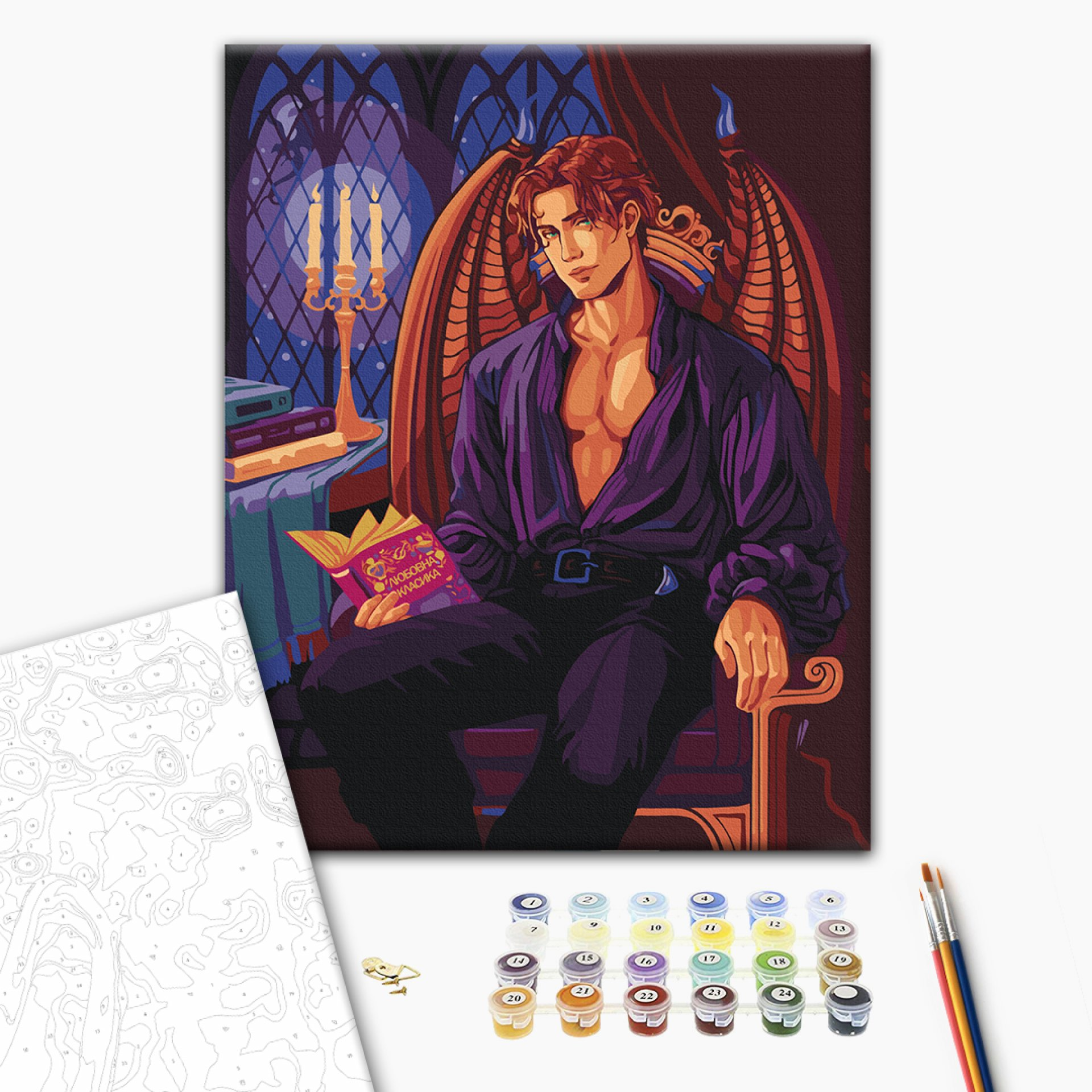 Картина за номерами «Крилатий чоловік» Картина за номерами «Крилатий чоловік» - Vivat