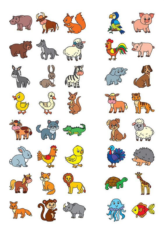 English for Kids. Дикі та свійські тварини. Wild and Domestic Animals - Vivat