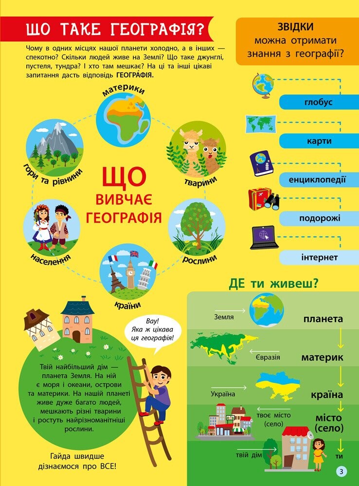 Активний розвиток талантів. «Дітям про науку». Географія. Від 6 років - Vivat