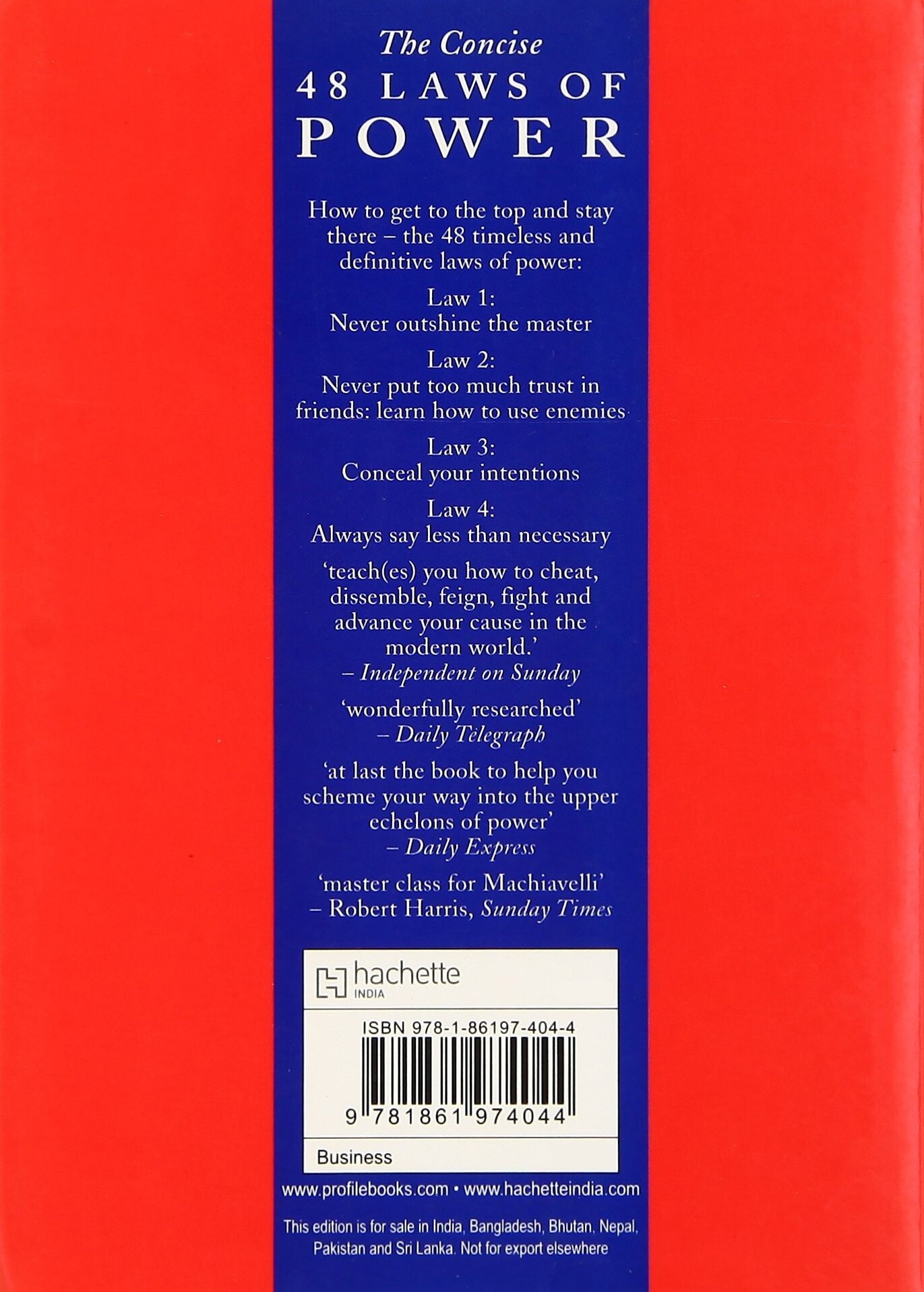 The Concise 48 Laws of Power - Vivat