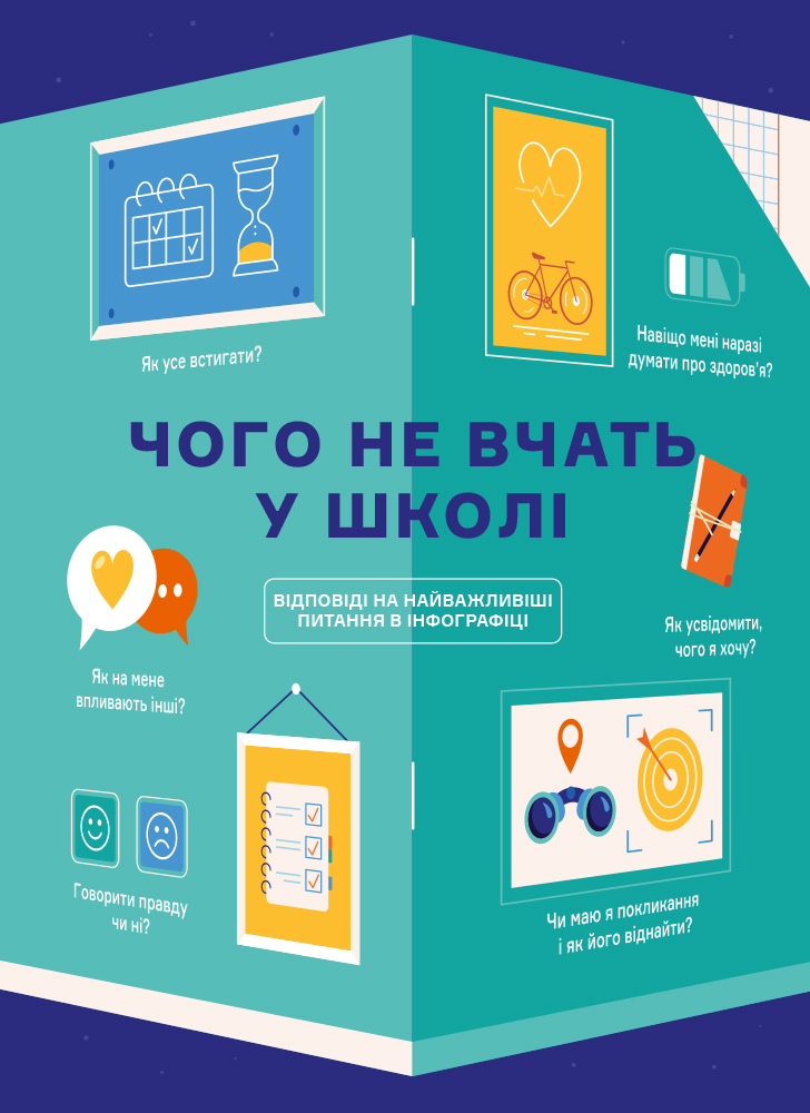 Чого не вчать у школі. Відповіді на найважливіші питання в інфографіці - Vivat