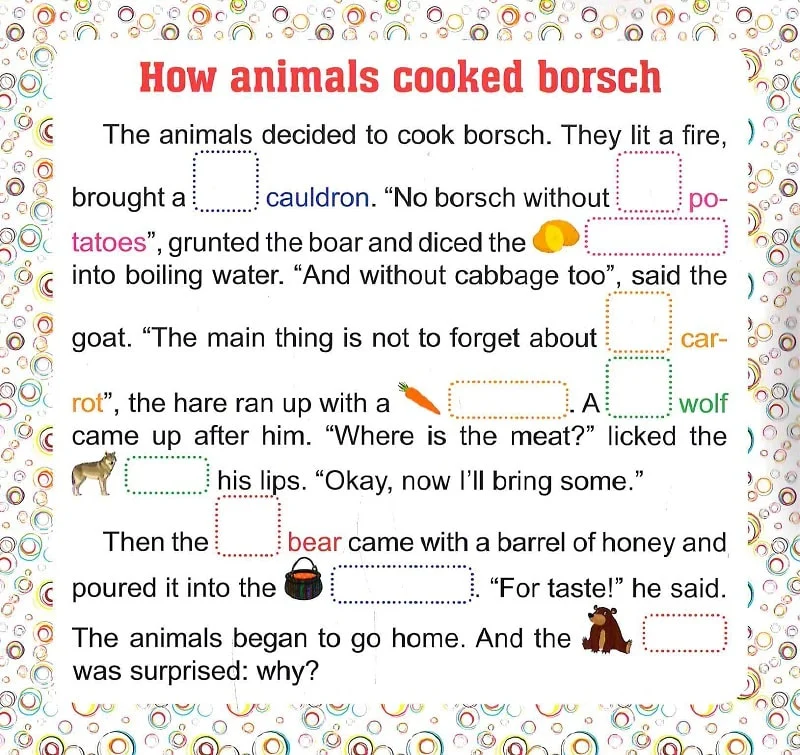 How Animals Coocked Borshch. Як звірі борщ варили - Vivat