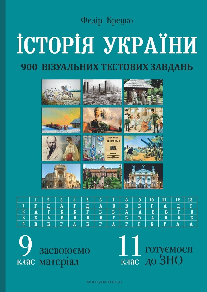 Історія України. 900 візуальних тестових завдань - Vivat