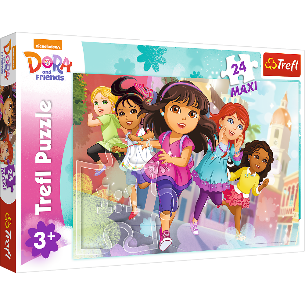 Nickelodeon Дора та друзі. MАХІ. «Готові розпочати подорож». Пазли. 24 елементи - Vivat